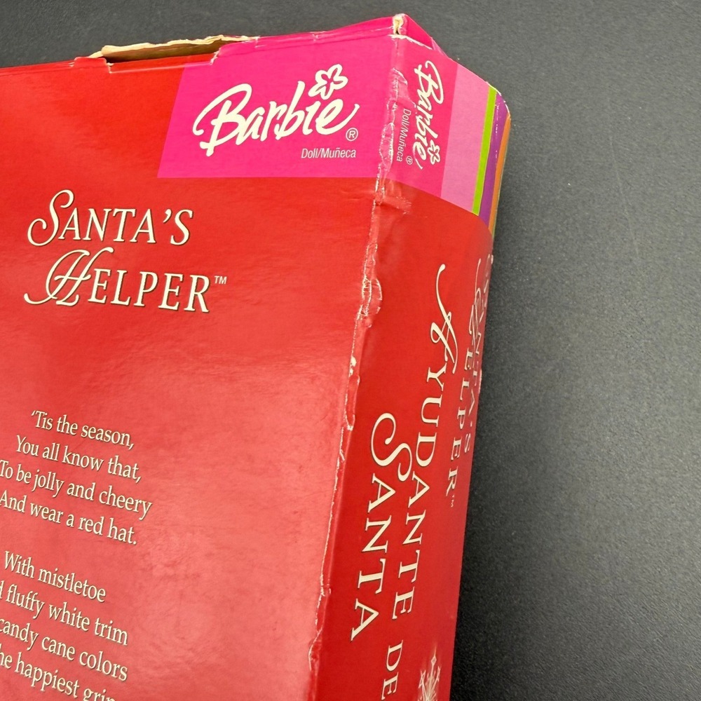 Barbie Santa's Helper Doll 2004 Mattel Red Christmas Outfit‎ B6271 NRFB - Picture 5 of 13